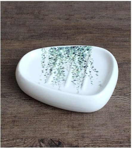 Juego de accesorios de baño cerámico de 5 piezas para solucionar el desorden del lavabo 6