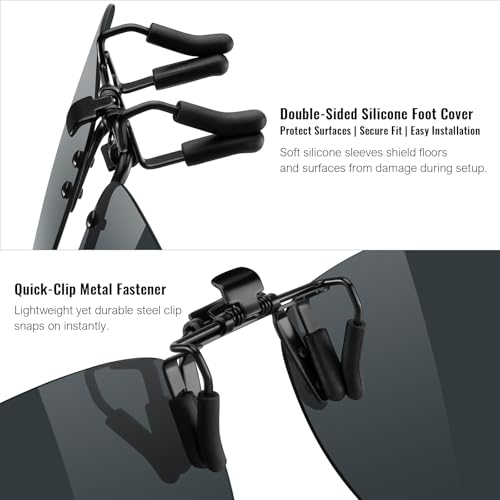 Image of MERRY'S Polarized Clip on Sunglasses Flip Up Metal Clip Attachments for Prescription Glasses