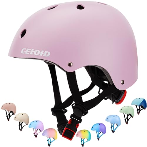 Image of Kids Bike Helmet,Toddler Skateboard Helmets for Ages 2-3-5-8-14 Years Boys Girls，Adjustable Multi-Sport Bicycle Skateboarding Football Roller Skating Scooter Rollerblade Balance Bike Helmet
