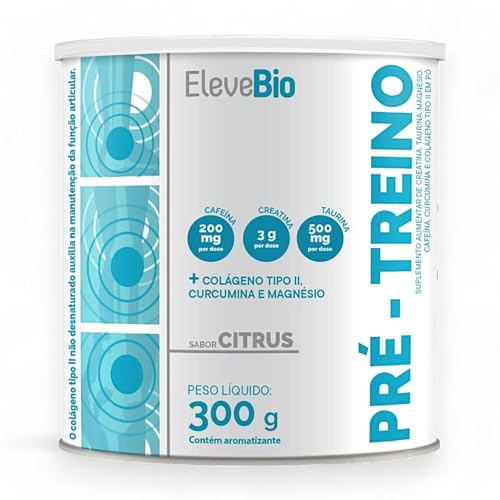 Pré-Treino 6 Em 1 EleveBio com 3g de Creatina | 300g