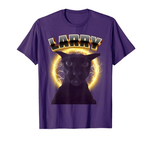 Evil Larry Meme Larry Cat Meme Cursed Memes Brainrot Memes T-Shirt