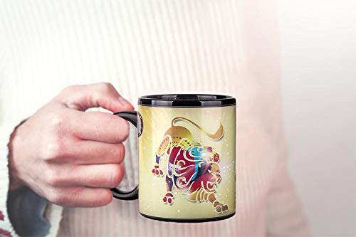 Heat Changing Constellation Mug 12 Oz Color Changing Mug With Gift Box For Women/Men-Leo #TOP4