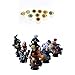 Little Bear Junkers Naruto 6 Piece Figurine Set - Kakashi, Sasuke, Sakura, Naruto, Gaara and Shikamaru Chess Pieces. Best Used for Display
