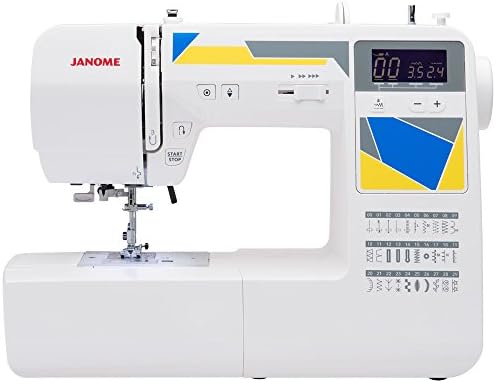 Janome MOD-30 Computerized Sewing Machine with 30 Built-In Stitches, 3 One-Step Buttonholes, Drop Feed and Accessories