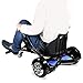 Cool Mini Hoverboard Kart Accessories Adjustable for -All Heights- All Ages-Two Wheel Self Balancing Scooter -Compatible with All Hoverboards,Like A GO-Kart(Black)(Not Included Balance Board)