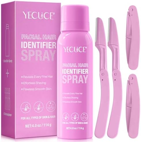 Amazon.com: Hair Identifier Spray for Face Shaving Dermaplaning Tool ...