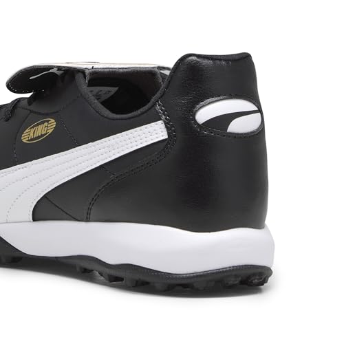 PUMA Unisex King Top Tt Fußballschuhe, Puma Black Puma White Puma Gold, 37.5 EU – Ansicht 6