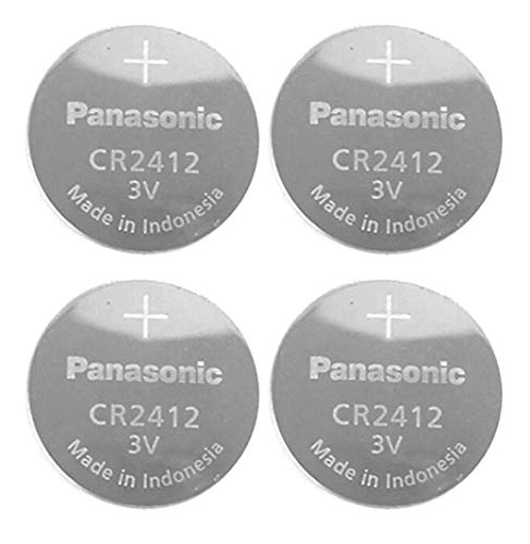 Panasonic CR2412 3 V Lithium Batterie Pack 1 x (4 Stück) = 4 Single Use Akkus Cover