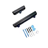 Power On Off Volume Key Side Button Replacement Part for Samsung Galaxy S22 Ultra 5G S908, with Tool kit (Black)