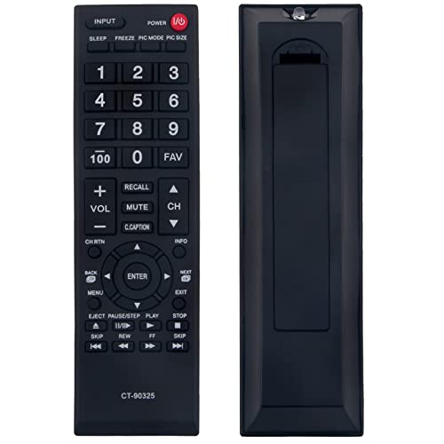New Ct-90325 Remote Compatible With Toshiba Tv 40E200Um 40E210U 40E220U 40Ft1 40Ft1U 40Ft2U 40Ft2U1 40Sl412 40Sl412U 46G310U 46Sl412U 55G310U 55G310U1 55Ht1 55Ht1U 22Av600U 19Av600U 32E200U #TOP1