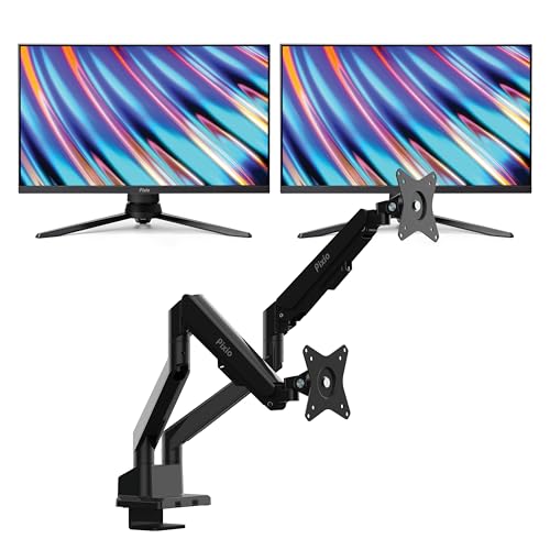 Image of Pixio Two PX248 Pro V2 24 inch 200Hz Fast IPS FHD 1080p 1ms GTG Response Time Gaming Monitors with PS1D Wave Dual Monitor Arm