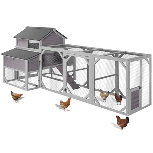 Aivituvin Chicken Coop with Run and Nesting Boxes