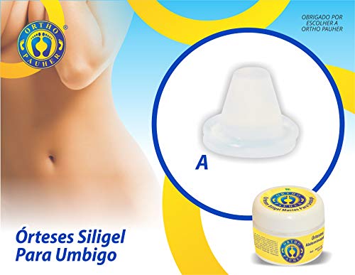 Órteses Siligel para Umbigo, Ortho Pauher, Transparente, Único