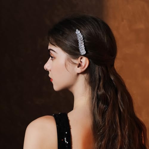 Pinza para cabello con cristales de circonia miniatura 3