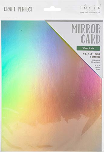 Papier miroir brillant Craft Perfect CRDSTK SPRI finition irisée - 2