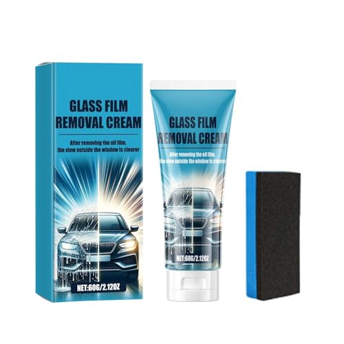 Scheibenversiegelung Auto | Glasversiegelung | Nanoversiegelung | Regenabweiser mit Lotus-Effekt | Scheibenversiegelung mit Abperleffekt für klare Sicht 60g (60g)