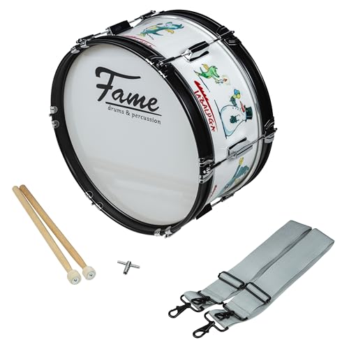 Fame Marching Bass Drum Tabaluga 16'x7' - Grosse caisse de marche