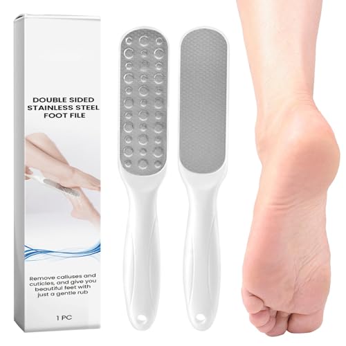 Lime à pied de pédicure professionnelle, râpe à pied pour enlever les callosités - Râpe à pied pour enlever les callosités des pieds | Épurateur de pieds dissolvant de peau morte Double face pour talo