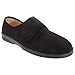 Produktbild Sleepers Herren Arthur Hausschuhe/Pantoffeln mit Klettverschluss, besonders weit (47 EU) (Schwarz)