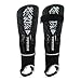 Vizari Malaga Shin Guard, Black/White, L-YOUTH/ADULT