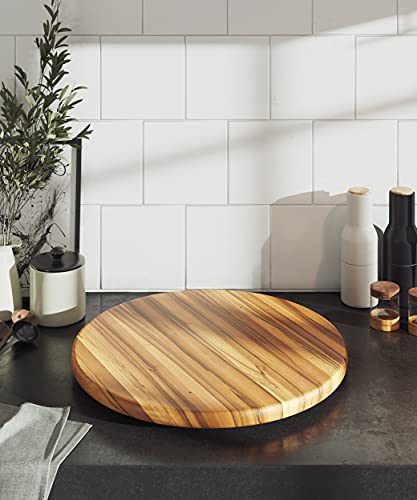 Lipper International 1118 Acacia Wood 18-Inch Lazy Susan Kitchen Turntable thumb #5