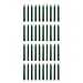 Mega Candles 40 pcs Unscented Green Mini Taper Candle | 4" Tall x 1/2" Diameter | Great for Casting Chimes, Rituals, Spells, Wax Play & More