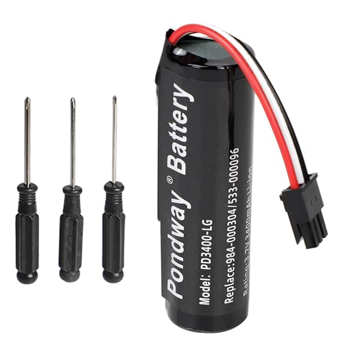 3400mAh 3.7V 984-000304 Batterie pour Logitech UE Boombox 533-000096