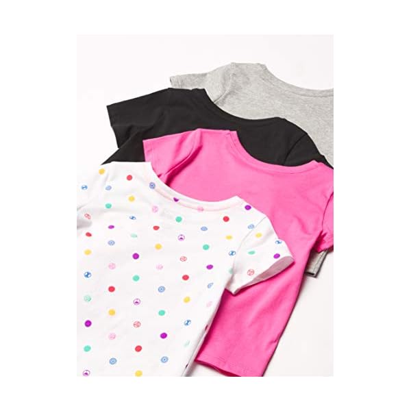 Spotted Zebra Girls' Disney | Marvel | Star Wars | Frozen | Princess Short-Sleeve T-Shirts, Multipacks - Image 3