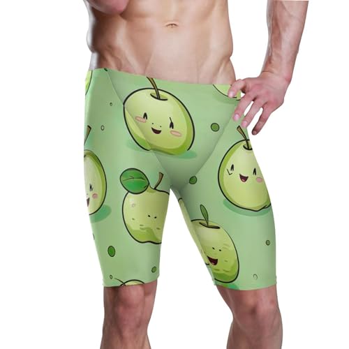 UMIRIKO Fruit Green Mens Swim Jammers Swimsuit XL B0402052