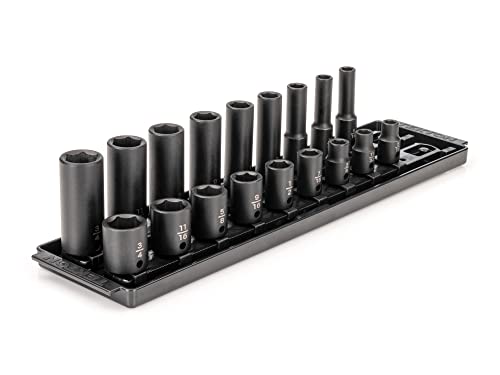 Image of TEKTON 3 /8 Inch Impact Socket Set, 18-Piece | SID91208