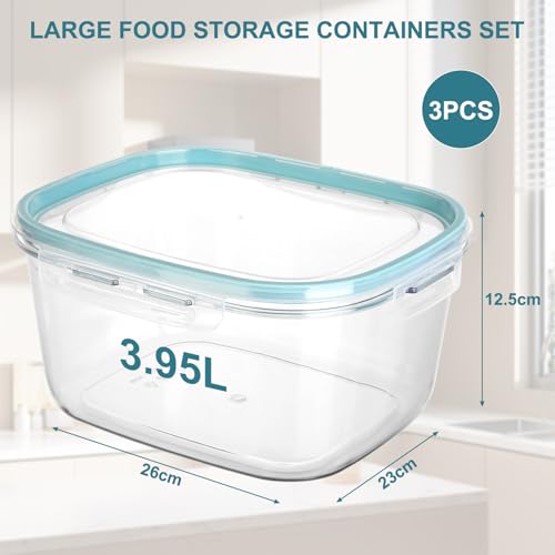 Boîtes de conservation anti-humidité VINATO pour protéger farine et aliments