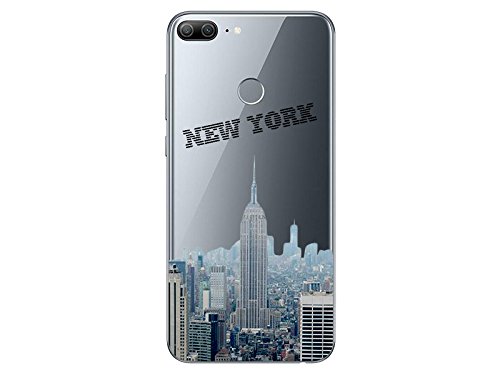Coque Souple TPU Anti-choc Pour Huawei Honor 9 Lite - Modèle Traits Noirs, Novago, Neuve