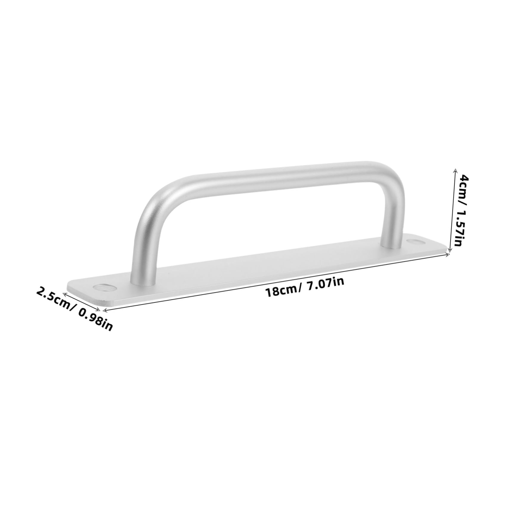 SOLUSTRE Alloy No Drill Sliding Door Handle Easy to Install Push Pull Handle for Balcony Doors Design with Screws for Secure Mounting Versatile for Various Settings