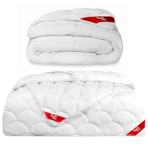 Softimi Premium Bettdecke 160x200 Steppdecke Microfaser Hypoallergene Antiallergische - Universelle Decke für Sommer und Winter - Waschbar - Oeko TEX Zertifizert (Ganzjahresdecke, 160 x 200 cm)