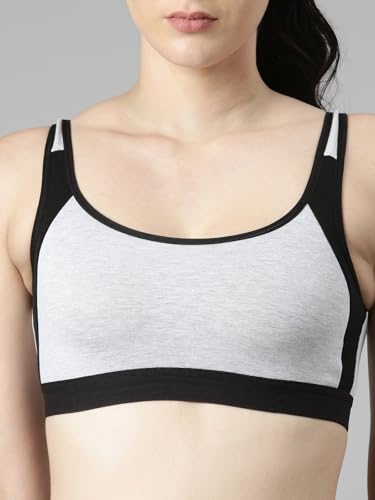 Image of TWIN BIRDS Women's Sports Bra | Comfortable Fit with Support | Cotton Elastane Workout & Active Wear