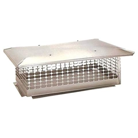 The Forever Cap CCSC2141 21 x 41 Stock Custom Stainless Steel Chimney Cap Cover