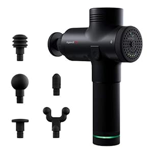 Hypervolt Bluetooth, Featuring Quiet Glide Technology - Handheld Percussion Massage Gun | 3 Speeds, 5 Interchangeable Heads | Helps Relieve Sore Muscles and Stiffness (Hypervolt PRO w/Bluetooth)