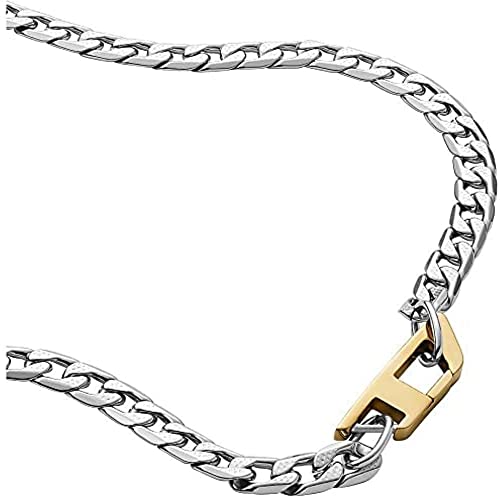 Diesel Collier Chaîne en Acier Inoxydable, pour Homme, Dx1343040