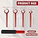 4 in 1 Hinge Gap Adjusting Wrench Kit, Door Hinge Adjustment Tool, Steel Hinge Bender Wrench, Rustproof Hinges Gap Wrench, Precise Adjustment Door Hinge Repair Tool for Residential