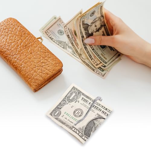 Little World 4PCS Money Clip - Stainless Steel Spring Money Clip for Men, Minimalist Mens Money Clip Front Pocket Wallet (70MM)3