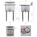 Buffalo Tools SSUSK1816: Stainless Steel Utility Sink