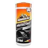 Armor All Ultra Shield + Ceramic Car Interior Protectant Wipes 24pk, 5-in-1 Dashboard Cleaner with UV Protection, Premium Interior Car Cleaner, Dust & Stain Repellent Technology with Ceramic Coating