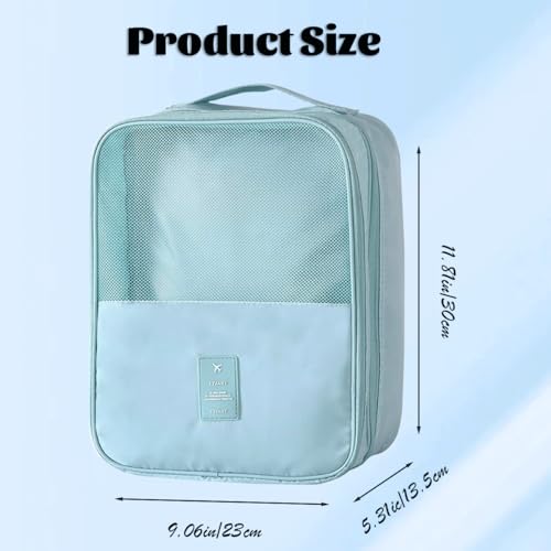 6 PCS Travel Shoe Bag Travel Waterproof Shoe Bag Portable Shoes Bags for Three Pairs of Shoes for Daily Travels, Suitcase (Multiple Colors)2