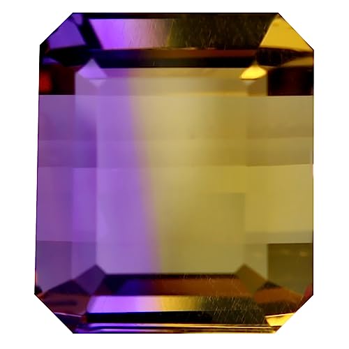 Amétrine naturelle authentique 10.18 ct pour remplacer pierre de bague