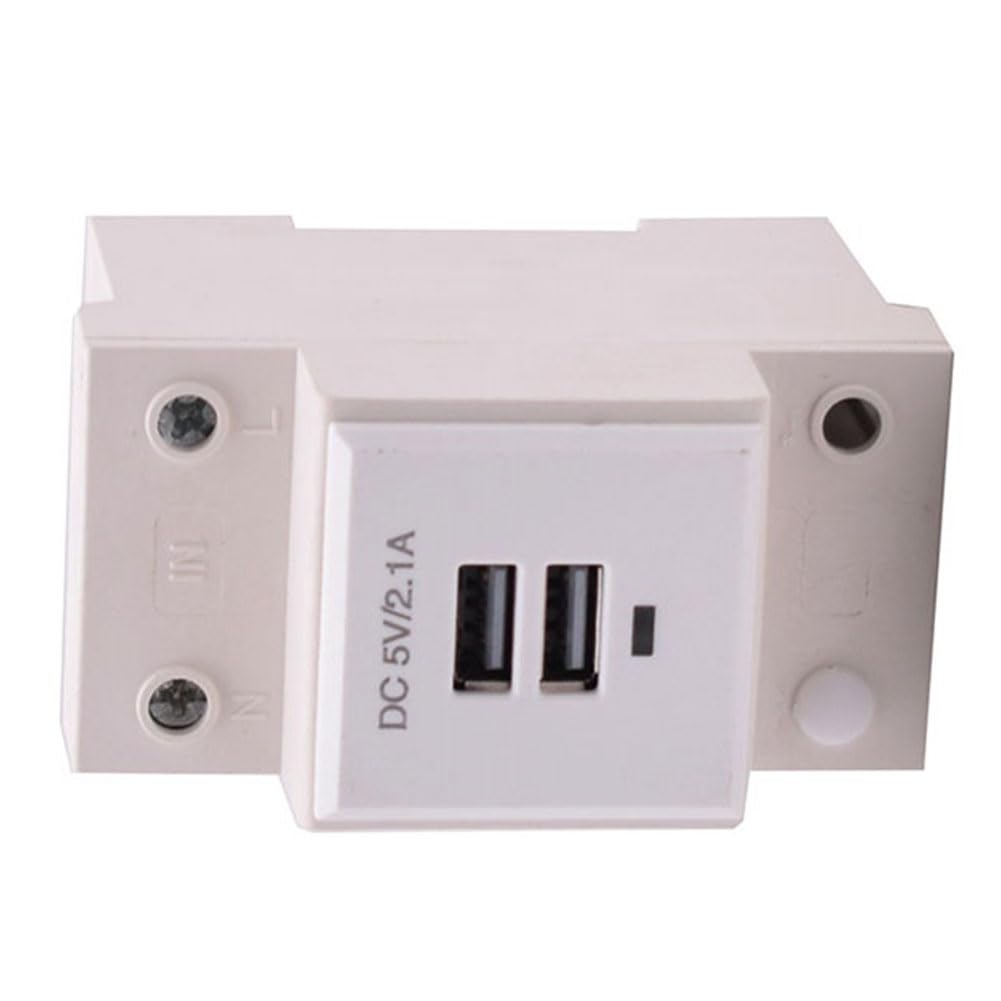 USB-DIN-Schienen-Modulbuchse DC 5 V 2,1 A Ausgang für DIN-Schienen