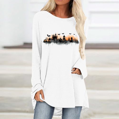 ZHIHAIHEN Halloween Shirts for Women Long Sleeve Fall 2026 - image 2