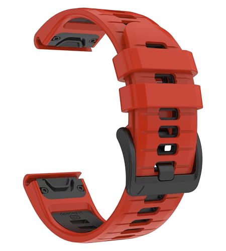 Image of Quickfit 22 watch bands for garmin fenix 8 47mm fenix 7 pro Sapphire Solar fenix 6 Forerunner 965 955 970 935 745 epix Pro Gen 2 47 soft silicone straps replacement