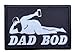 Dad BOD Morale Patch Removable Hook and Loop for Molle Gear, Operator Hat, Rucksack, Pack Bag, Backpack, Made in The USA