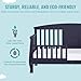 Dream On Me Dallas Toddler Day Bed in Navy Blue, 55x29x31.5 Inch (Pack of 1)