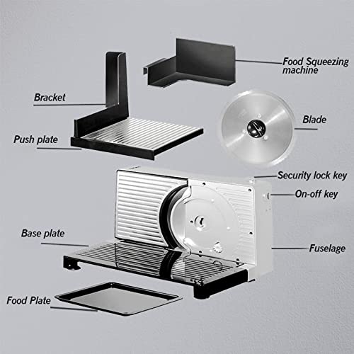 Cortadora eléctrica semi automática para alimentos miniatura 5